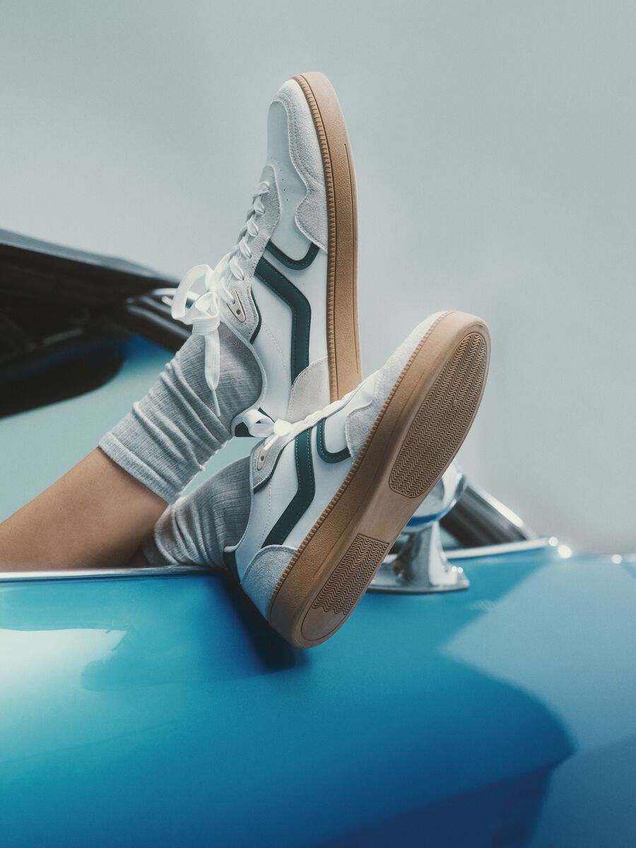 Multicolour genuine leather sneakers, regular fit_1