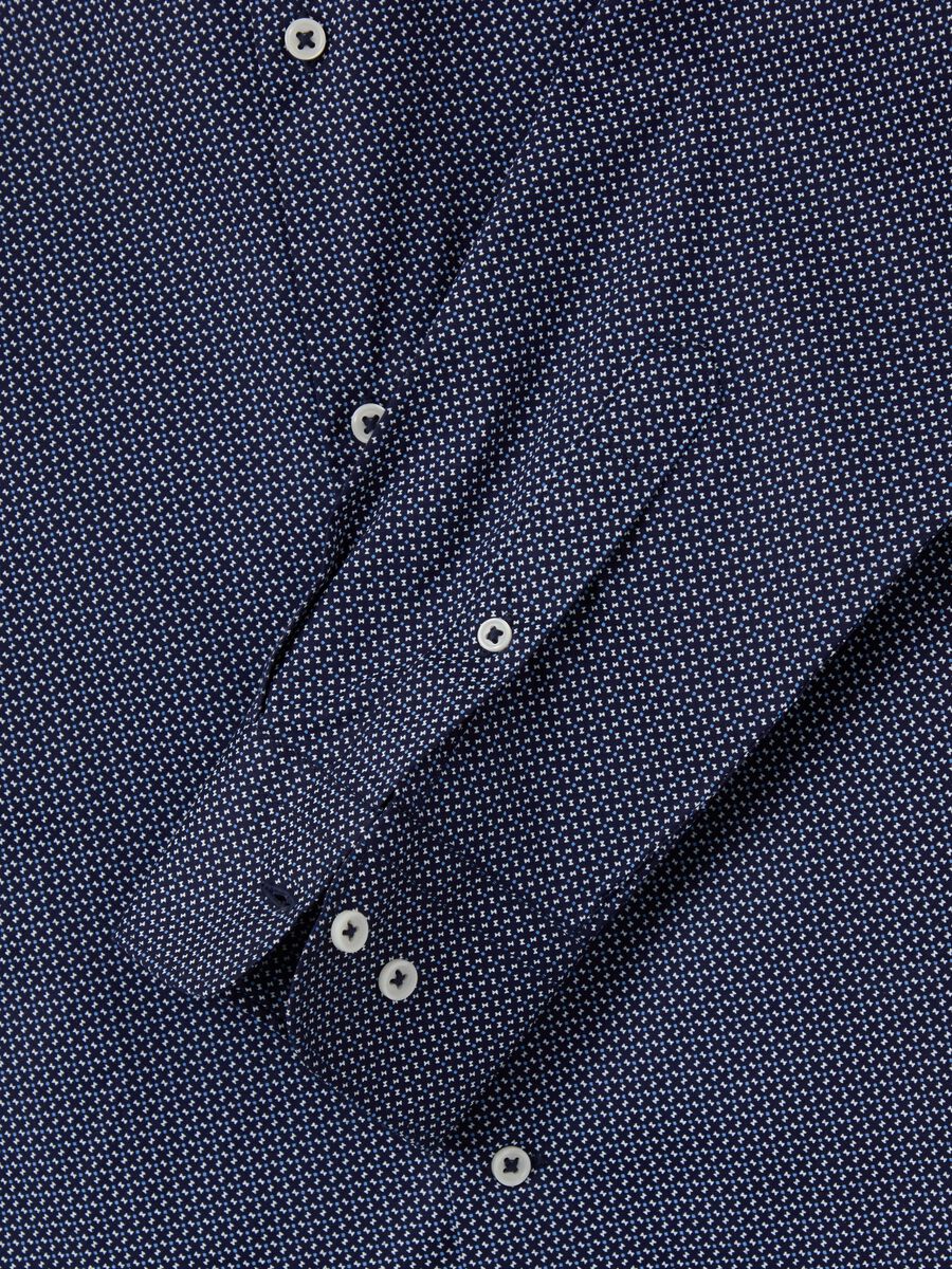 Slim-fit shirt with micro print_5