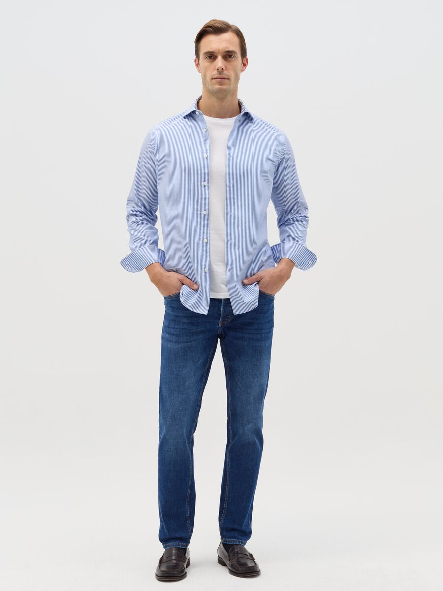 Jeans slim fit con scoloriture_0