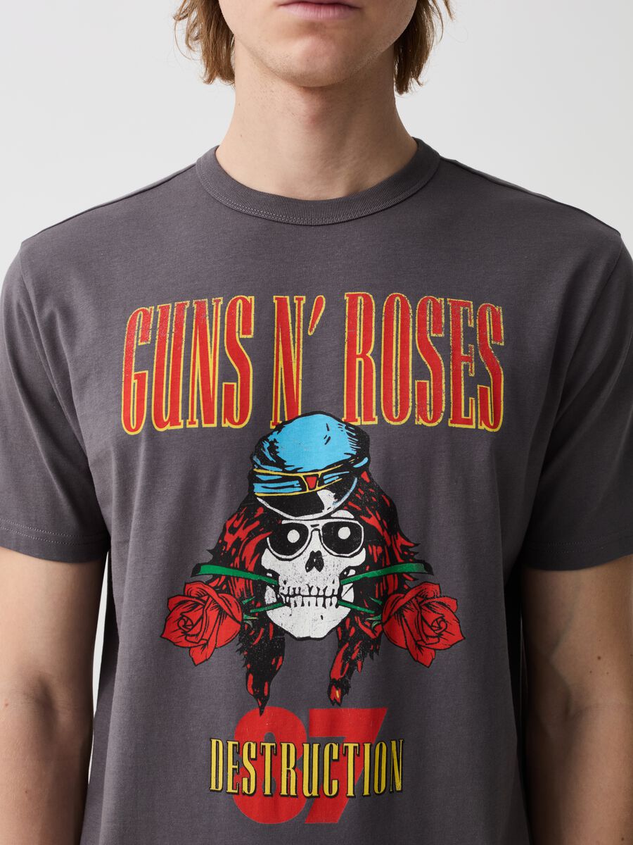 T-shirt with Guns N' Roses print_1