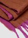 Purple wool-blend scarf with fringes_3