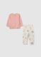 Girls' pyjamas in multicolour pure cotton regular fit_1