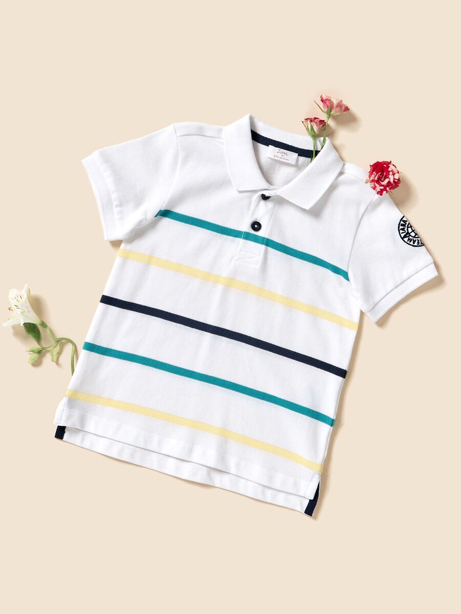 IANA polo shirt in 100% cotton piquet_0