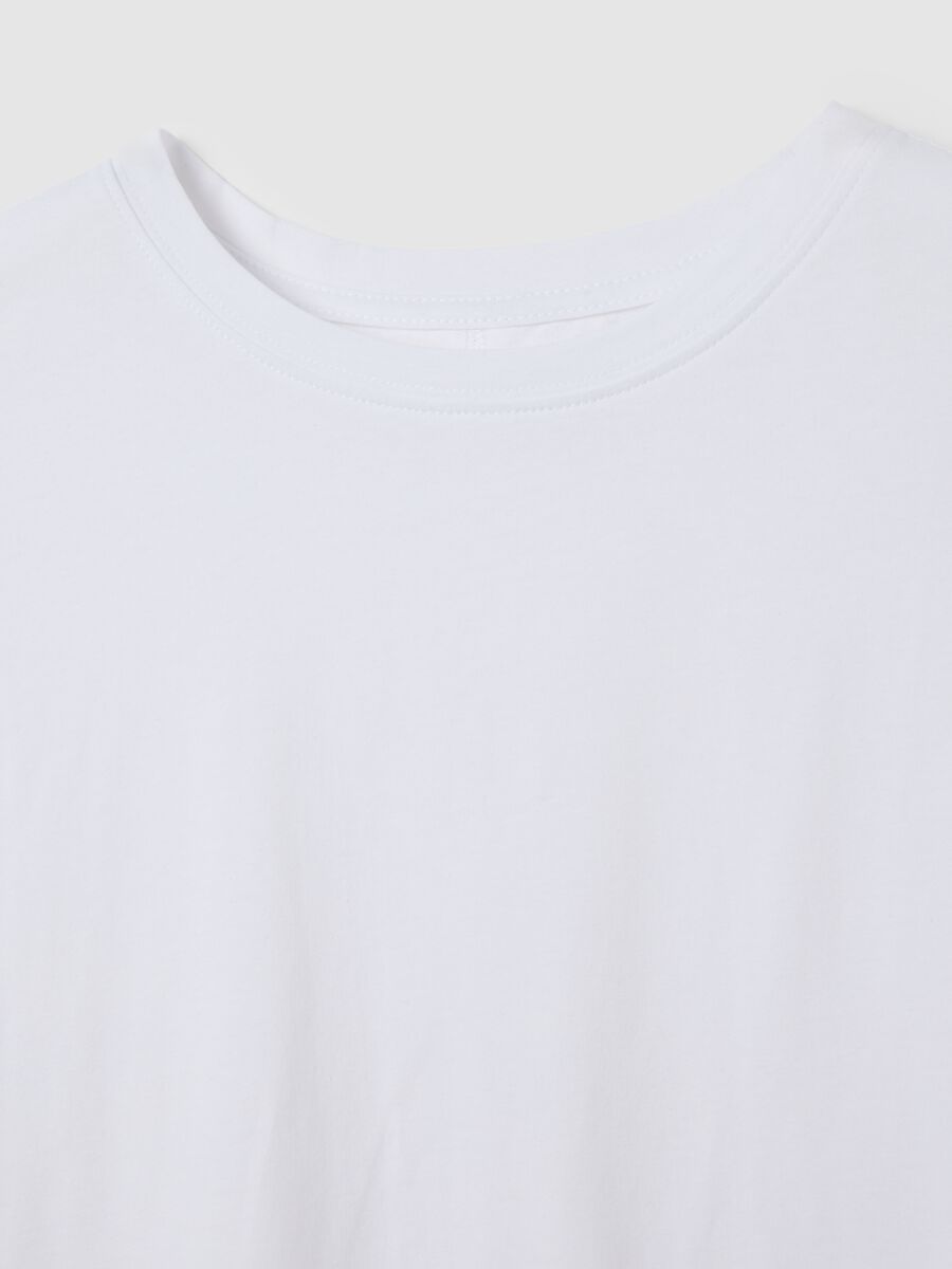 White Cotton Sports T-shirt ALTAVIA STUDIO_5