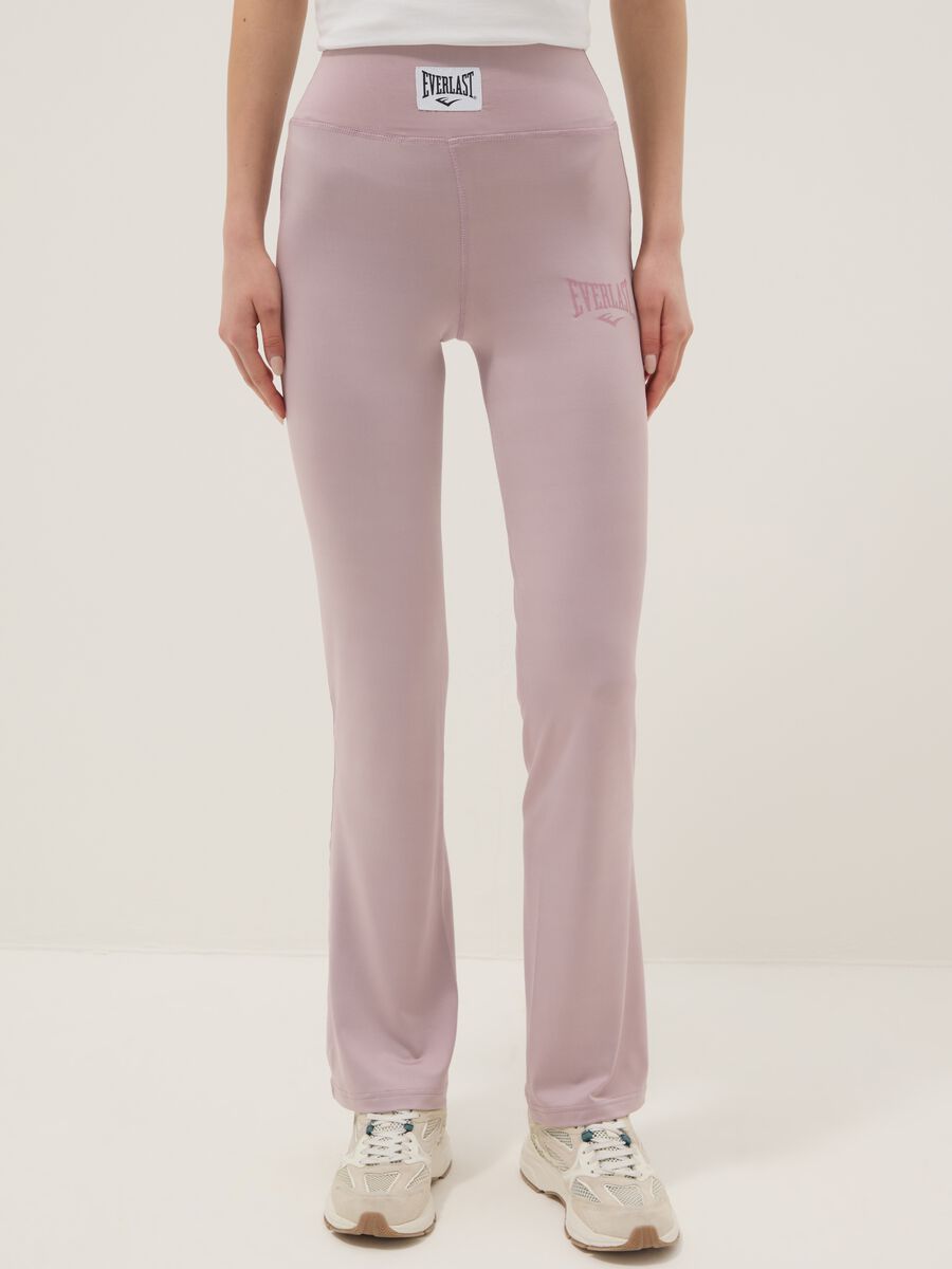 Leggings rosa regular fit con logo Everlast_1