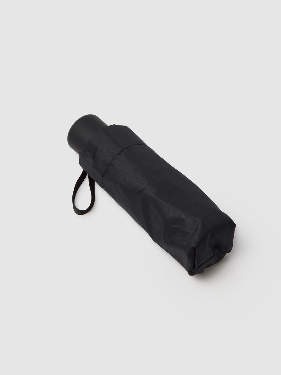 Black umbrella with writing_0