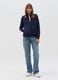 Essential full-zip sweatshirt with high neck_0