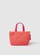 Maxi bag in fuchsia and orange raffia_1