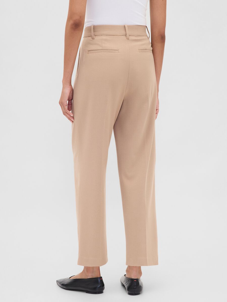 Beige Stretch Trousers_2