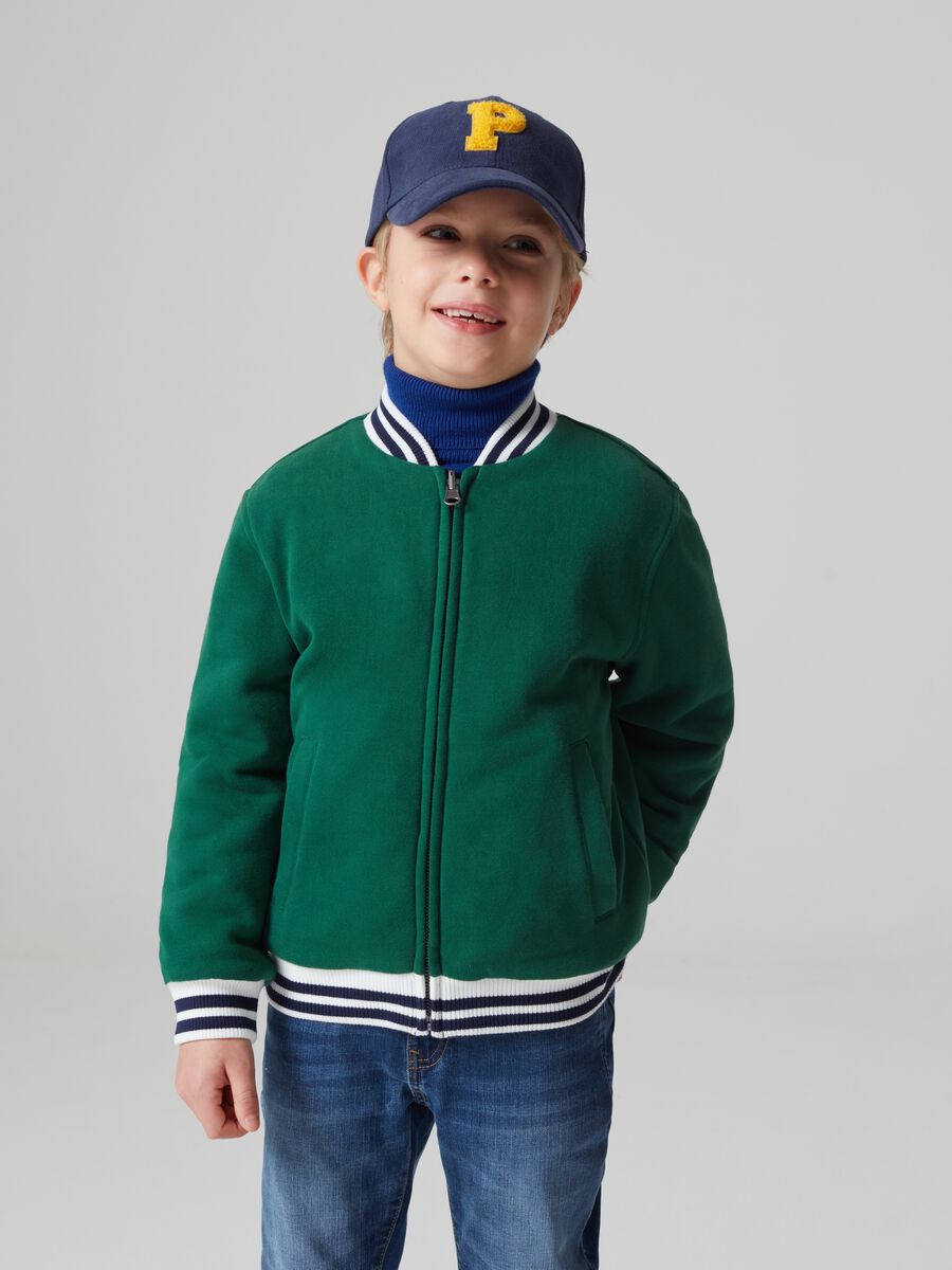 Giacca varsity reversibile con patch_1