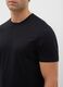 Black pure cotton regular fit T-shirt_3