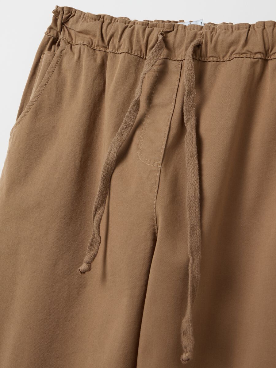 Stretch cotton jogger trousers_5