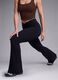 Black flared leggings in stretch fabric &ndash; ALTAVIA STUDIO_1