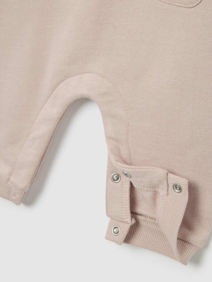Long Pink Cotton Onesie_3