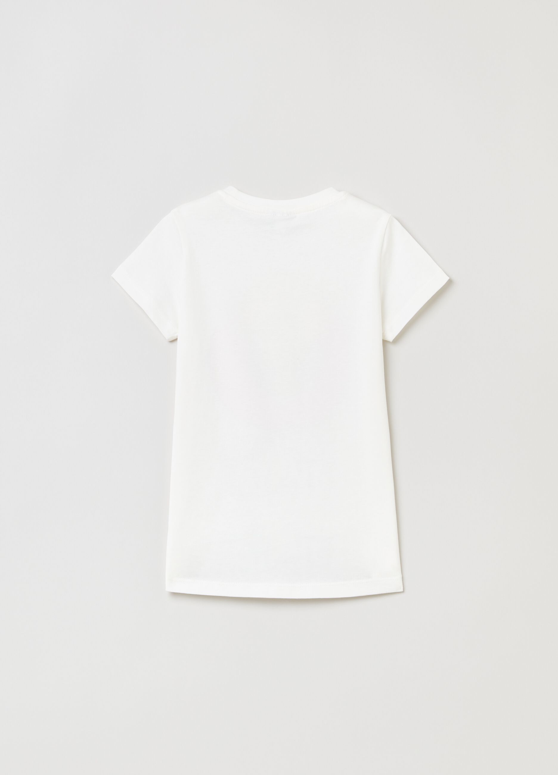 Cotton T-shirt with Tweetie Pie print