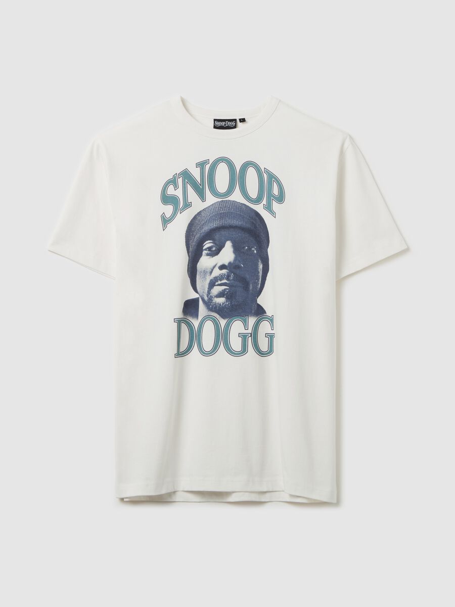 Cotton T-shirt with Snoop Dogg print_4
