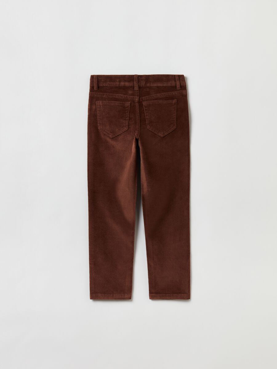 Pantaloni in velluto cinque tasche_4