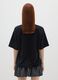 Black T-shirt with oversized fit_2