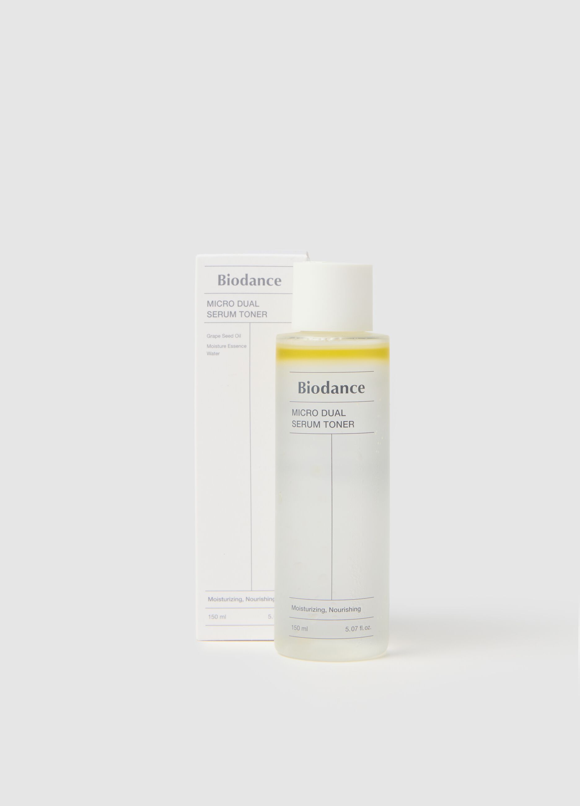 Biphasic facial toner