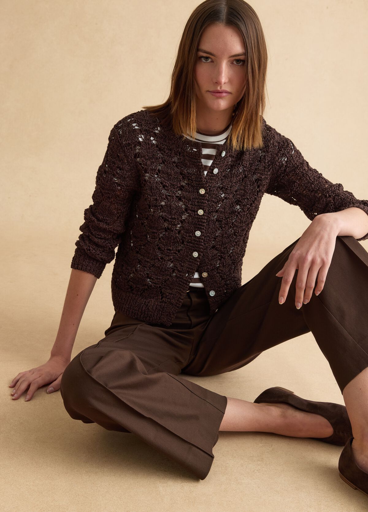 Grace Karin - Cardigan da donna, a maniche lunghe, scollo a V
