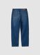 Blue baggy-fit jeans in pure cotton_1