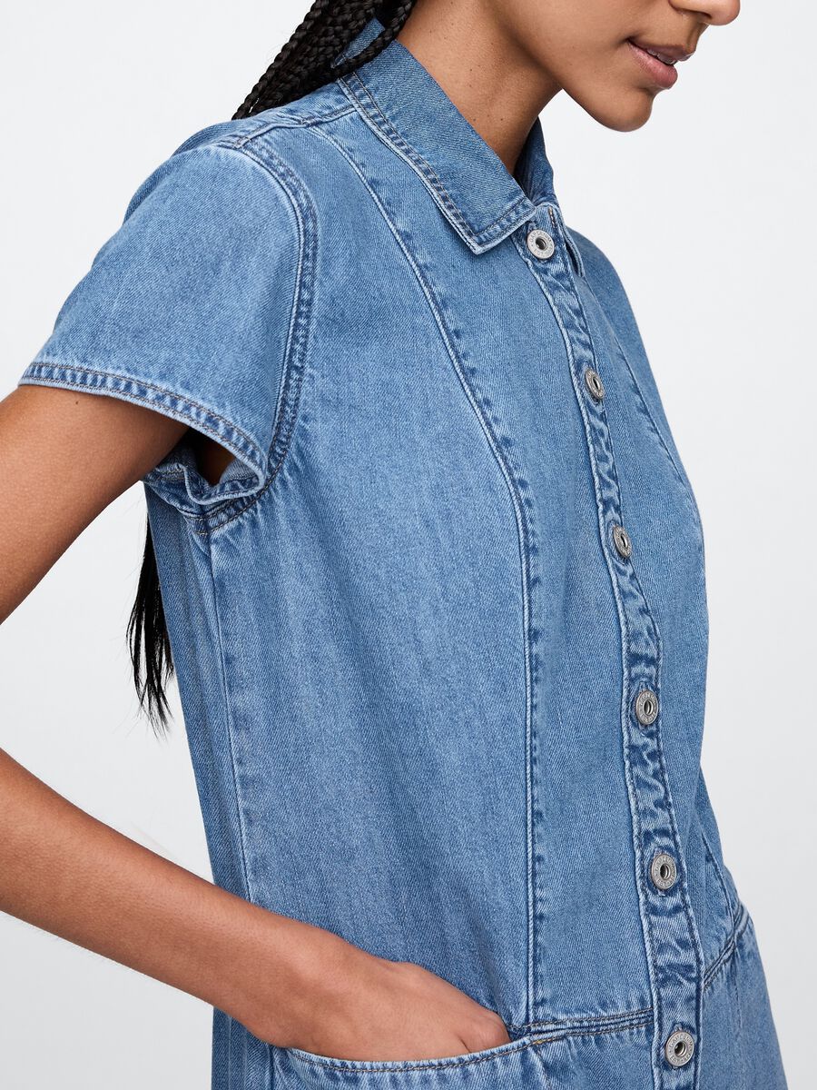 Gap Denim Dress with Buttons_3