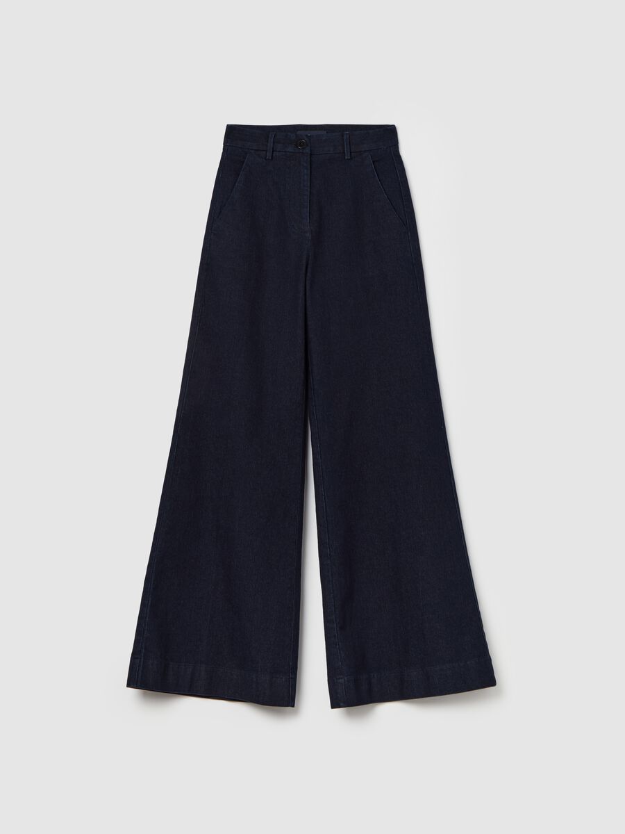 Jeans relaxed fit a vita alta_4