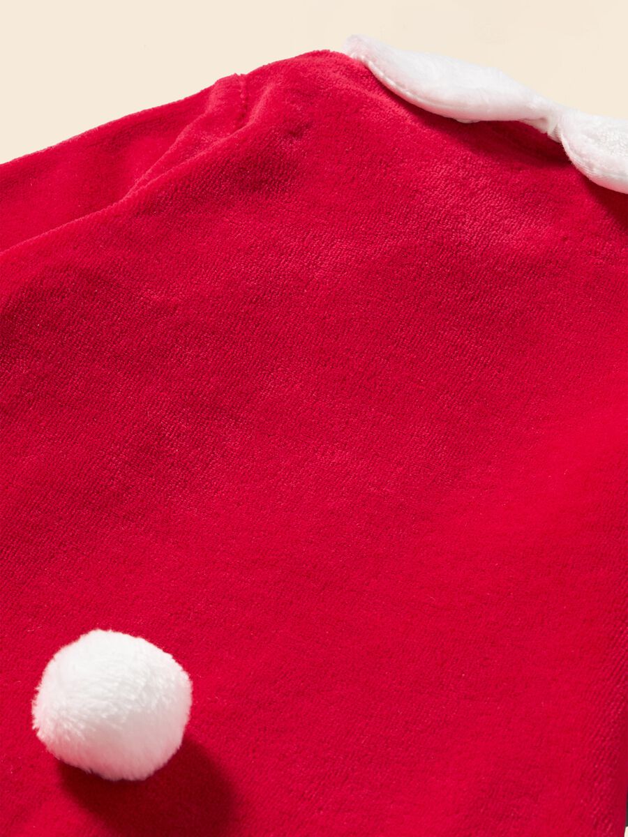 IANA Christmas onesie in cotton velour_1