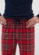 Pure Cotton Multicolour Checked Pyjama Trousers_3