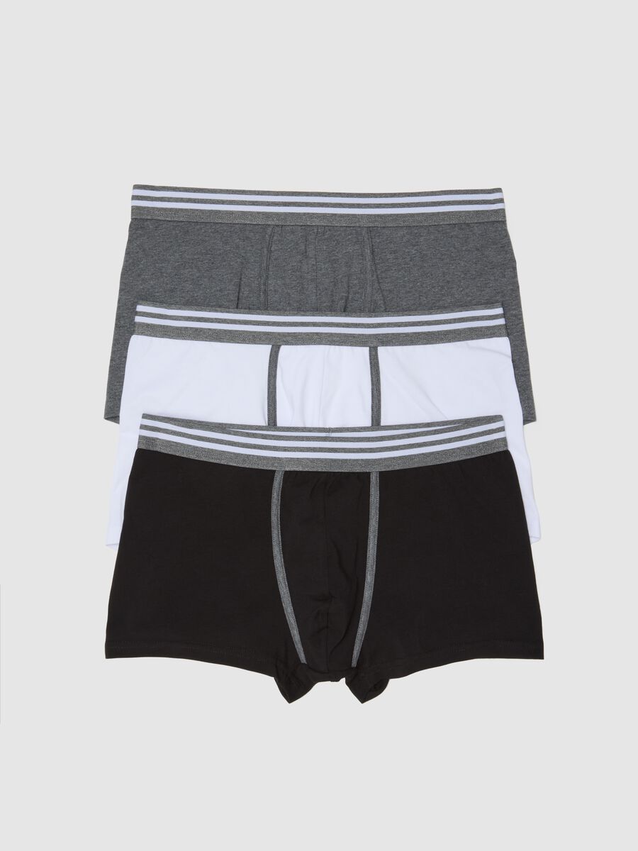 Tripack stretchy cotton blue boxers_0