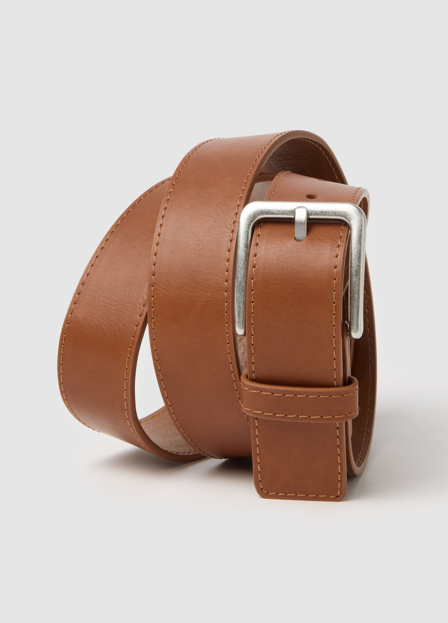 Brown Genuine Leather Belt
