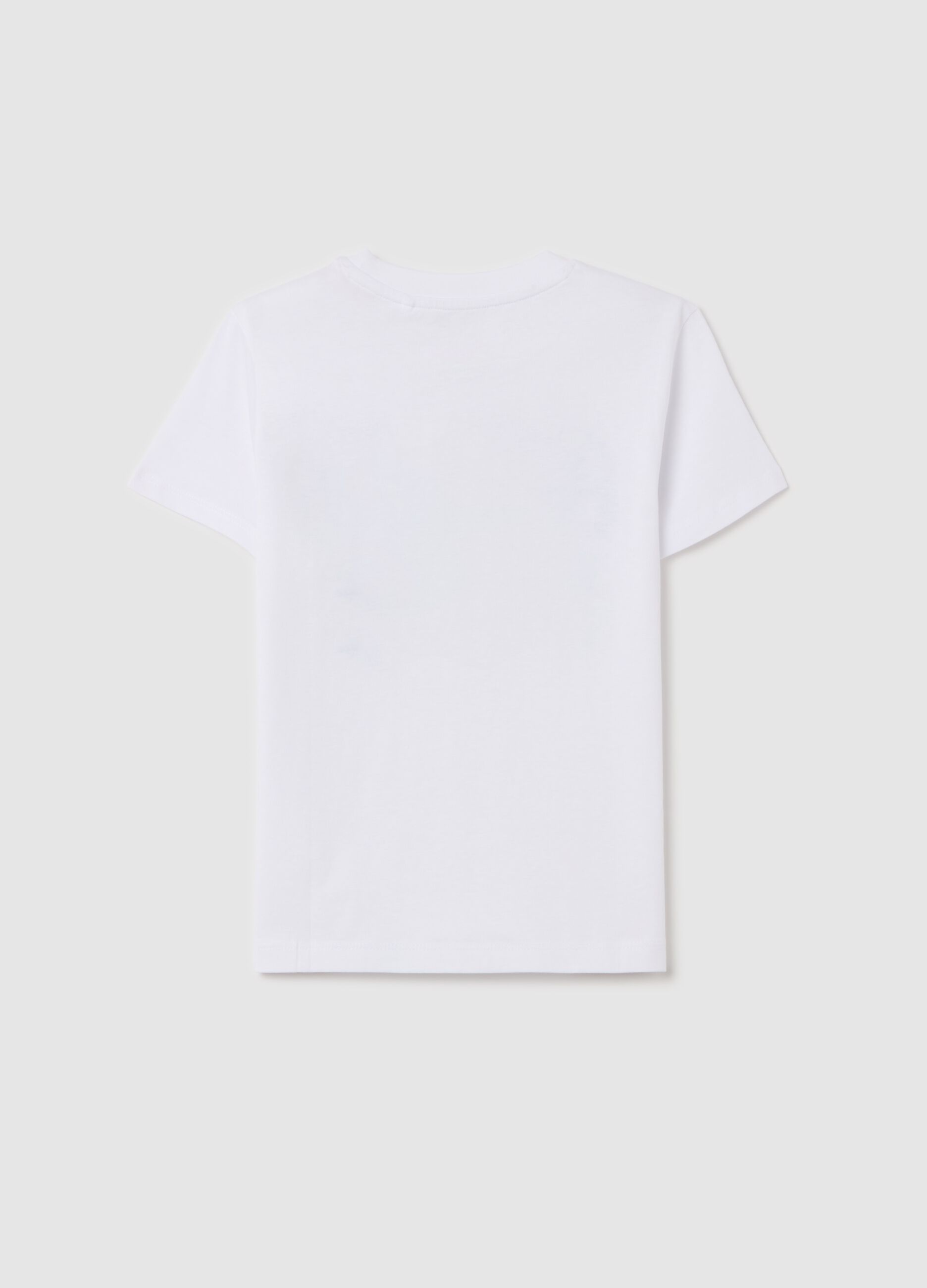 Cotton T-print with "Skate it Off" print