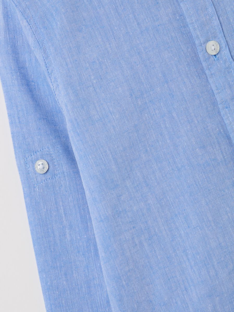 Cotton and linen shirt_3