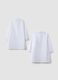 2-pack of white girls&rsquo; school aprons with classic collar_1