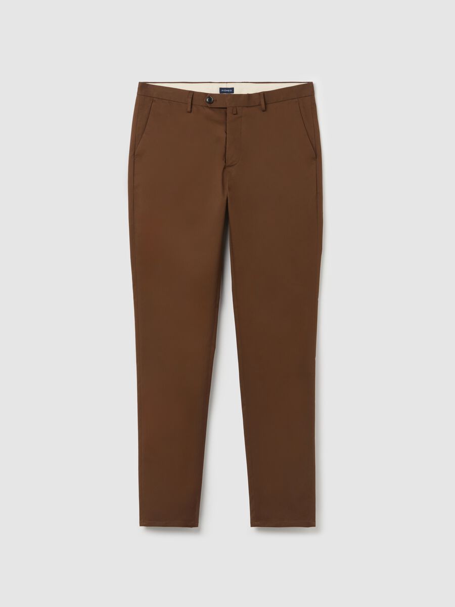 Stretch cotton chino trousers_4