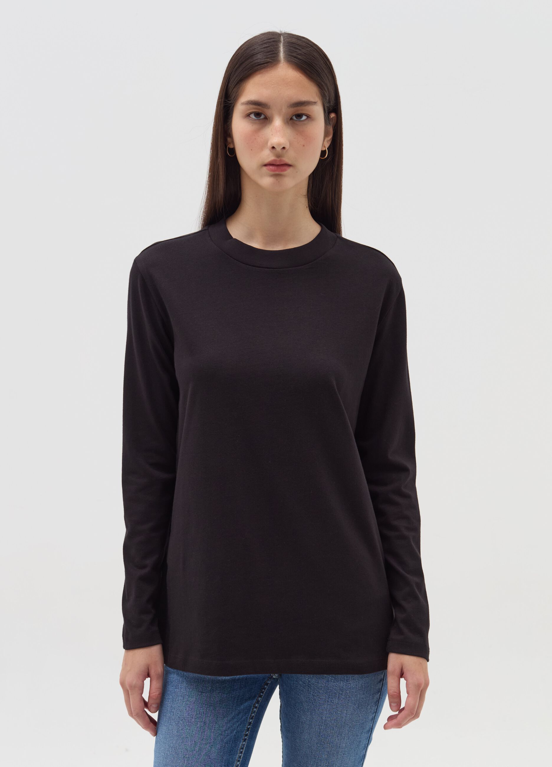 OVS T-shirt Essential a maniche lunghe