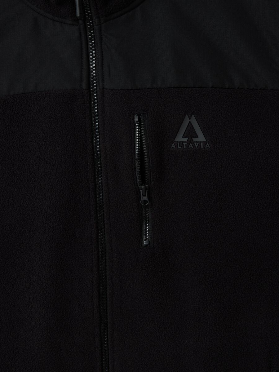 Full zip fleece vest ALTAVIA WITH DEBORAH COMPAGNONI_5