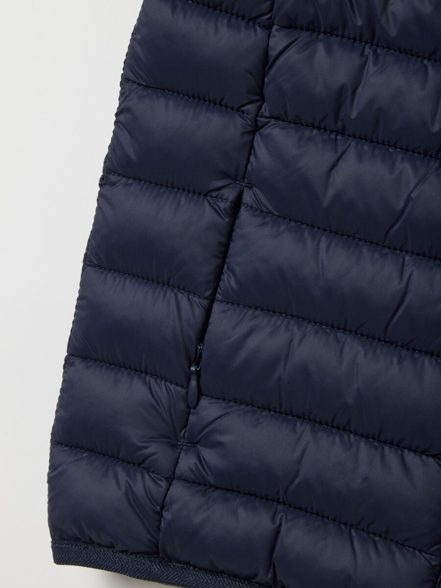 Child's vest in blue blend regular fit_3