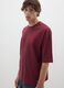 Red Boxy Fit Pure Cotton T-Shirt_0