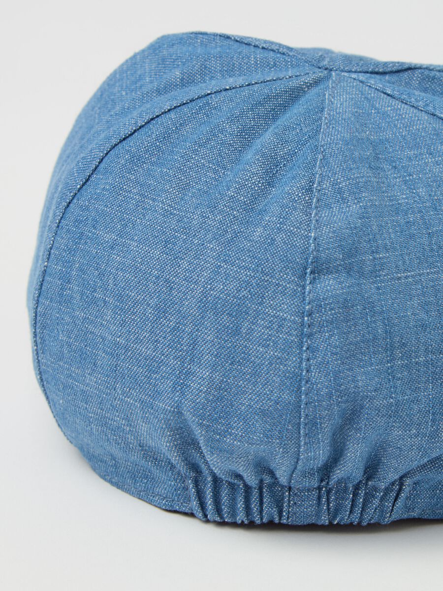 Denim cap with laces_2