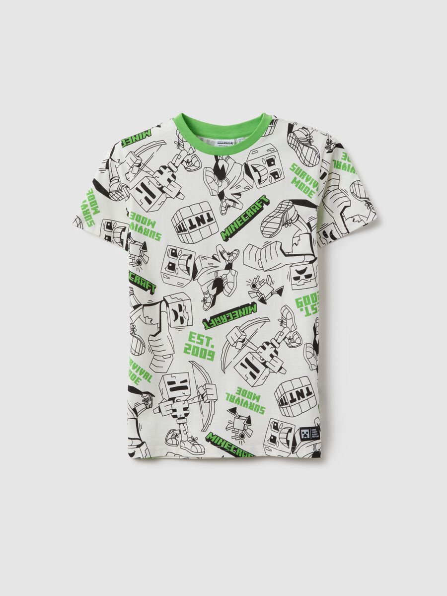 T-shirt in puro cotone multicolor da bambino regular fit con stampa_3