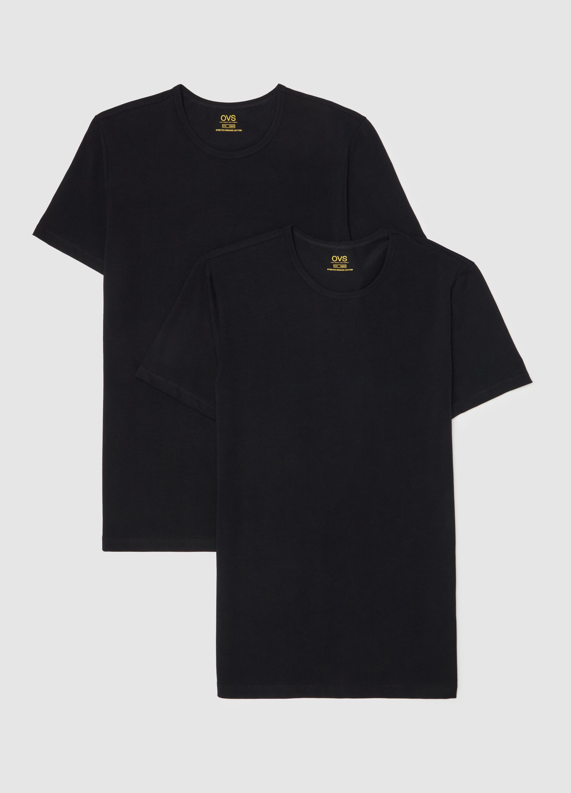Two-pack organic cotton undershirts