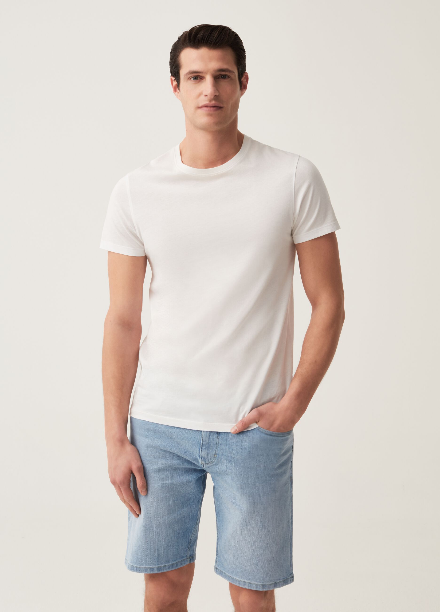 Ovs Bermuda regular fit in denim stretch