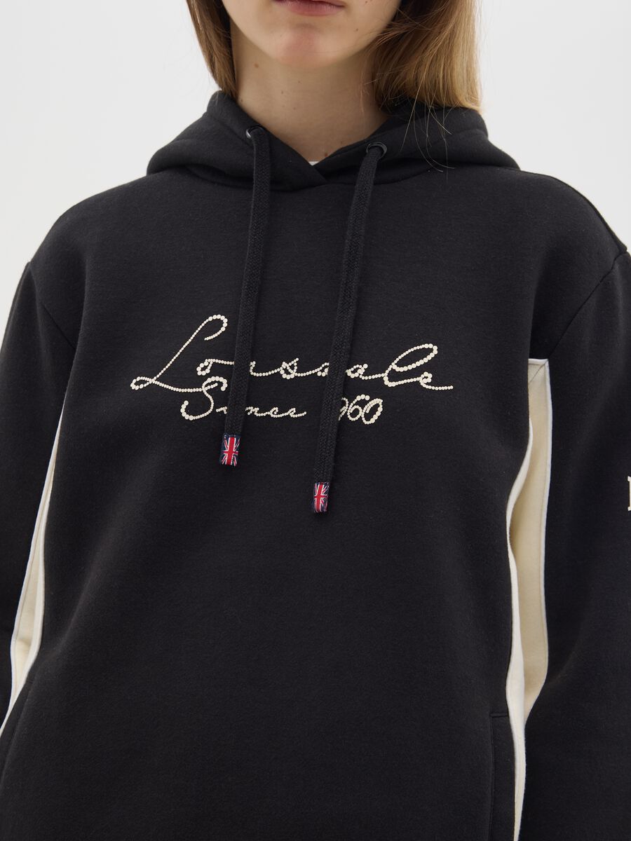Black Cotton Blend Hoodie_3