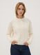 White wool-blend cable-knit crew-neck jumper_2