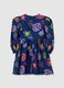 Girls' dress in pure multicolour viscose regular fit_4