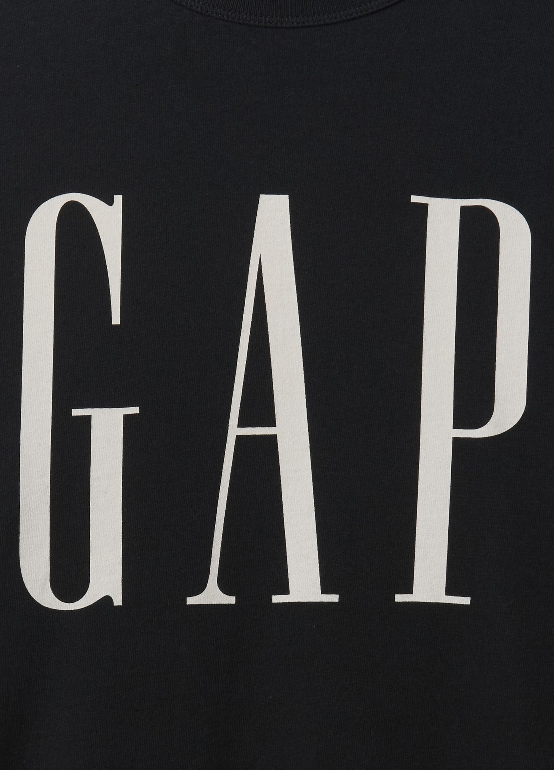 GAP Black Long Sleeve Cotton T-shirt