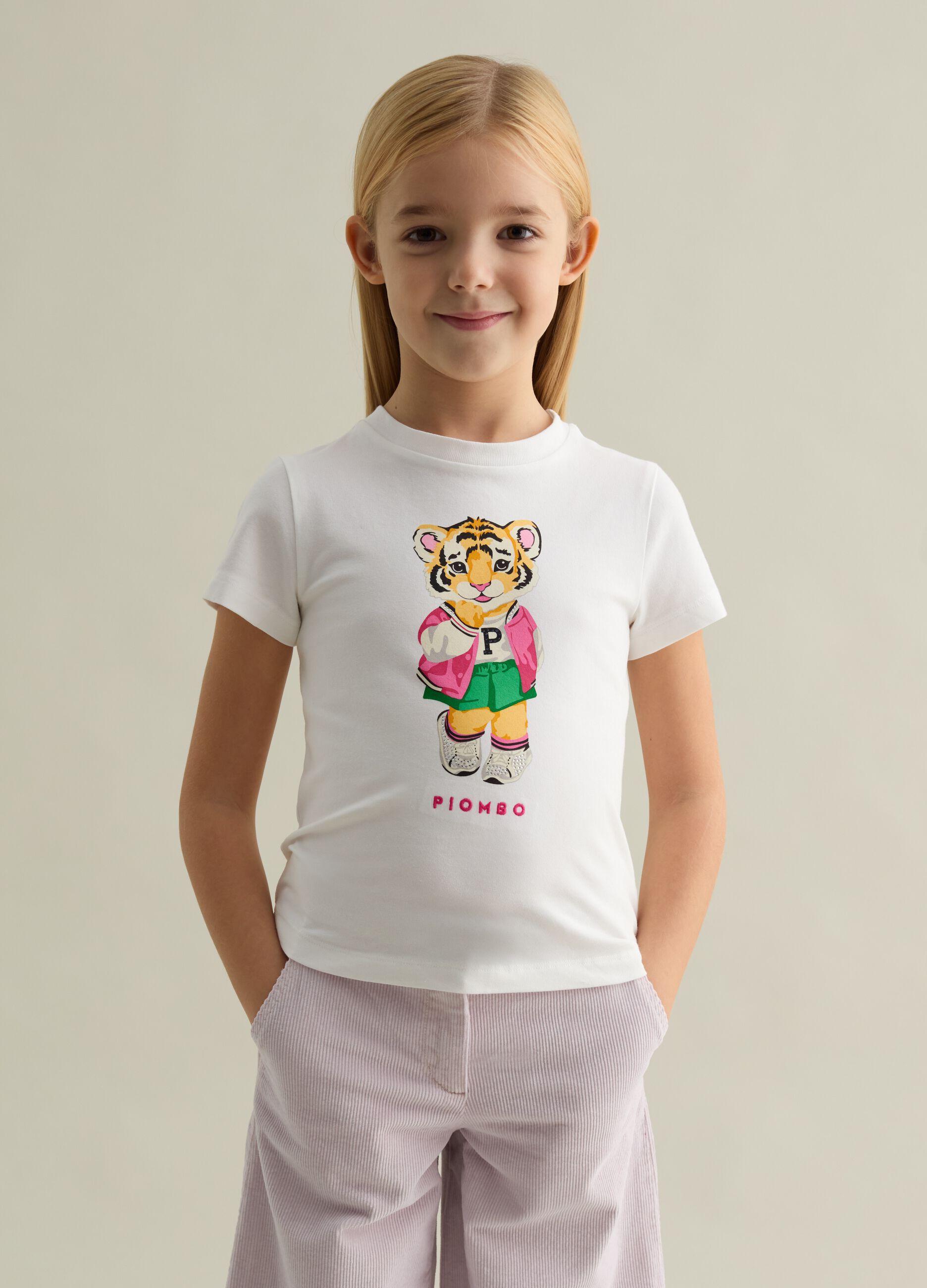 Polo bianca bambina ovs new arrivals