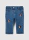 Stretch Denim Trousers with Minnie_0