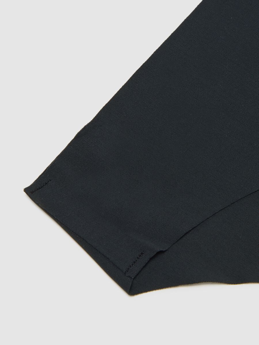 Slip in tessuto elasticizzato nero_5